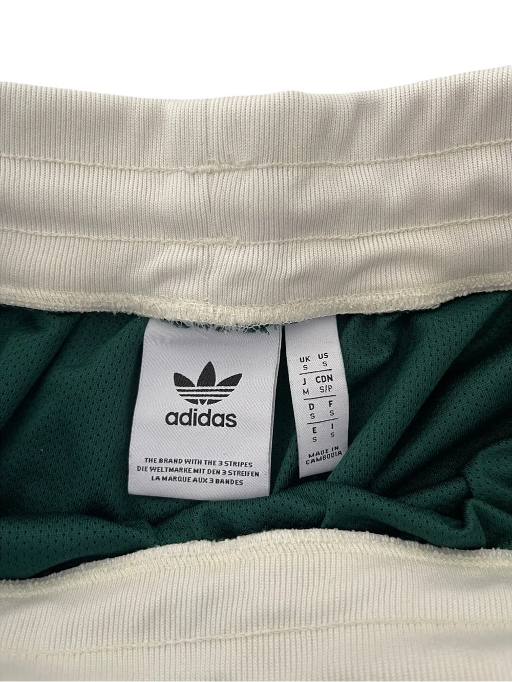Adidas Originals OG Men’s Small Green Mesh Basketball Shorts Trefoil Retro